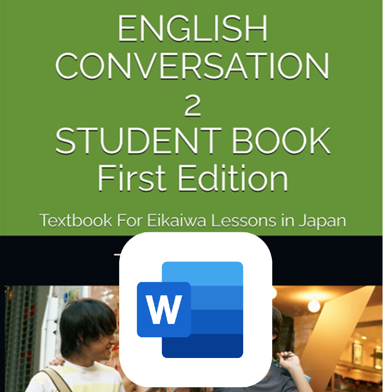 WORD English Conversation 2 Textbook FIRST Edition STUDENT book WORD VERSION