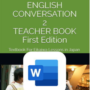 WORD English Conversation 2 Textbook FIRST Edition TEACHER book WORD VERSION