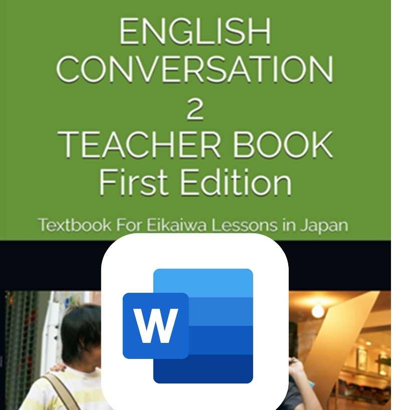 WORD English Conversation 2 Textbook FIRST Edition TEACHER book WORD VERSION